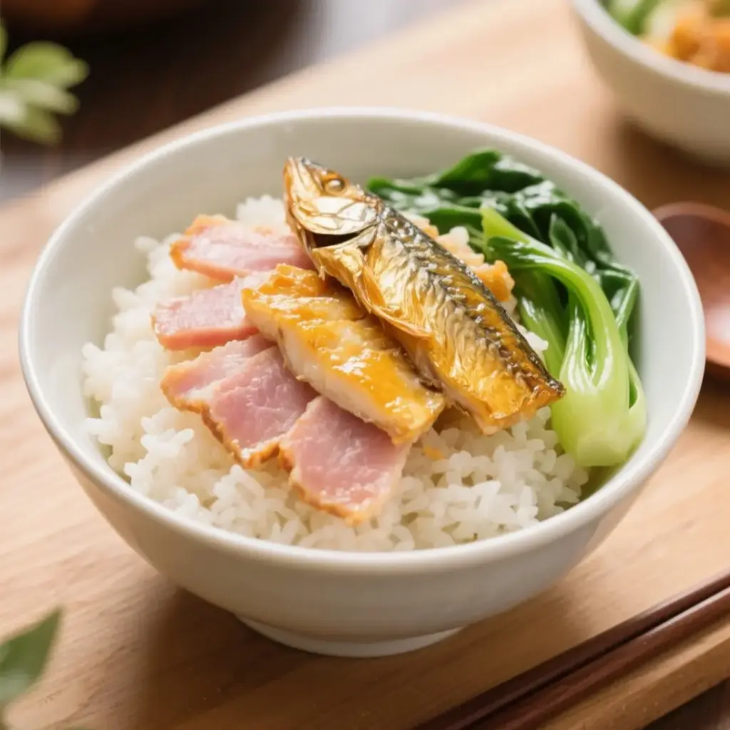 咸魚肉片飯